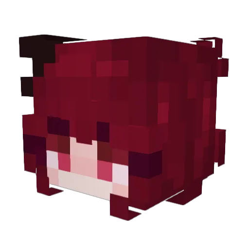 Panexvo Minecraft avatar head, 3D render