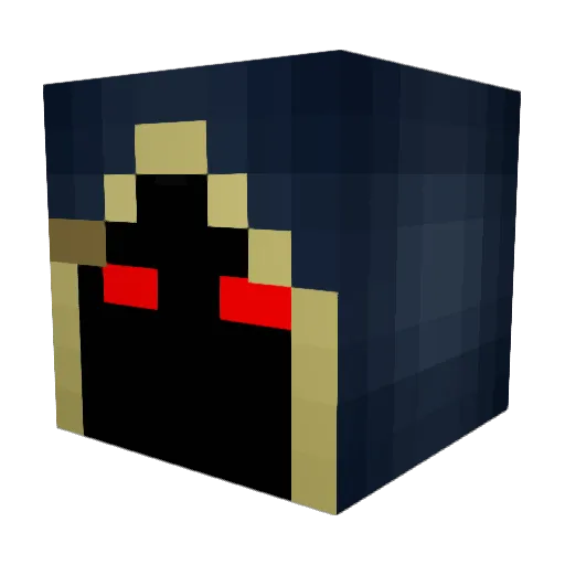 Panez99 Minecraft avatar head, 3D render