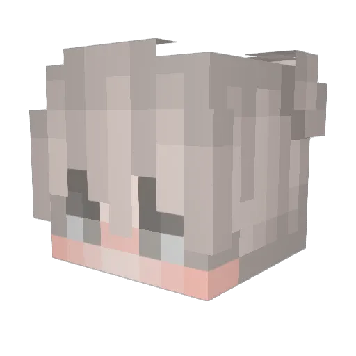 PangZy Minecraft avatar head, 3D render