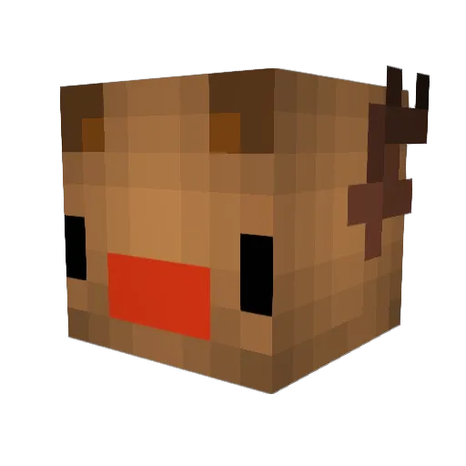 Pangea2000 Minecraft avatar head, 3D render