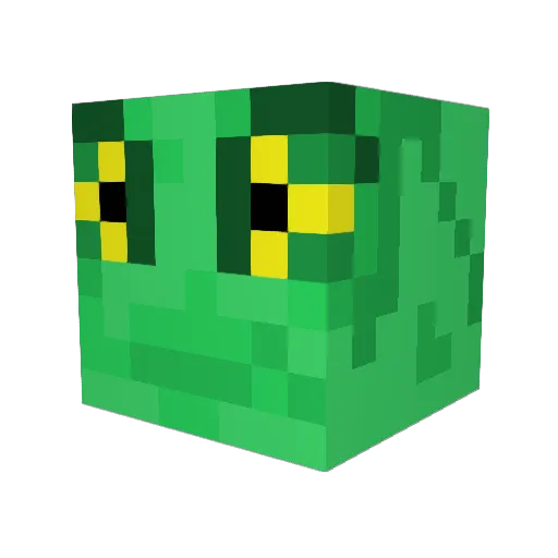 Pango Minecraft avatar head, 3D render