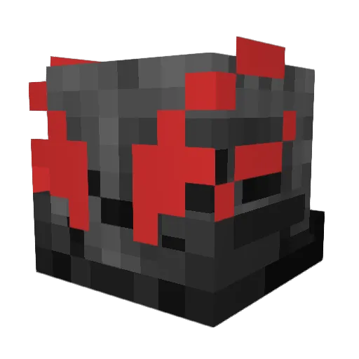 Panher Minecraft avatar head, 3D render