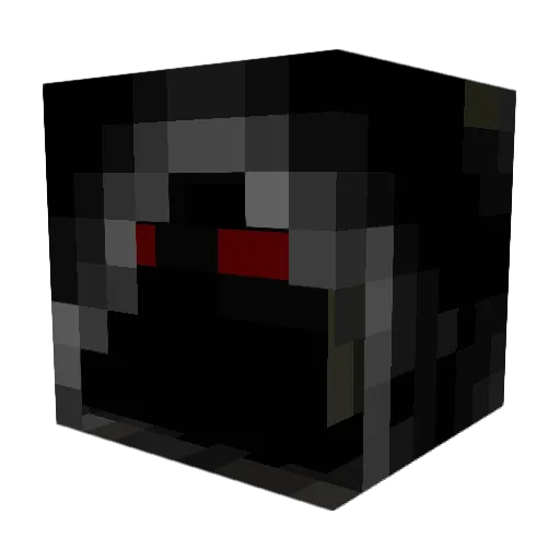 PanicBaskit Minecraft avatar head, 3D render