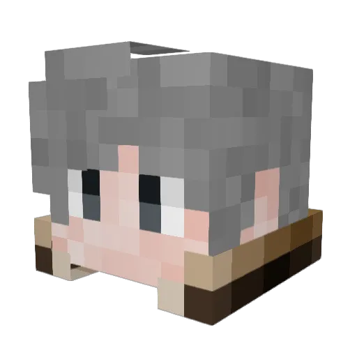 PanicJewel93047 Minecraft avatar head, 3D render