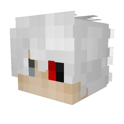 Panic_GamerBR Minecraft avatar head, 3D render