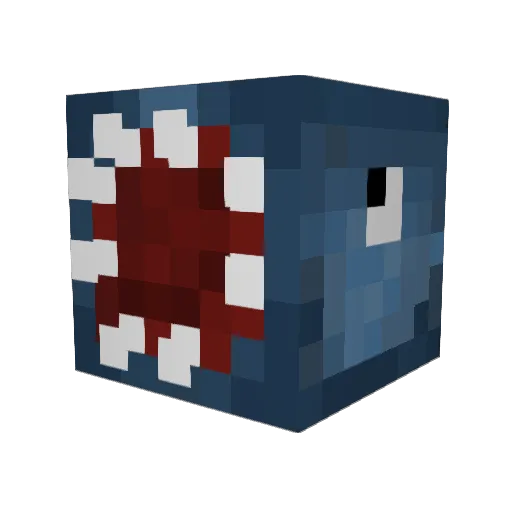 PanickedPickle Minecraft avatar head, 3D render