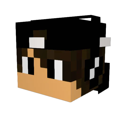Panics85 Minecraft avatar head, 3D render