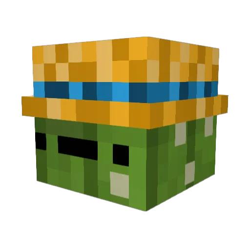 Panino_87 Minecraft avatar head, 3D render