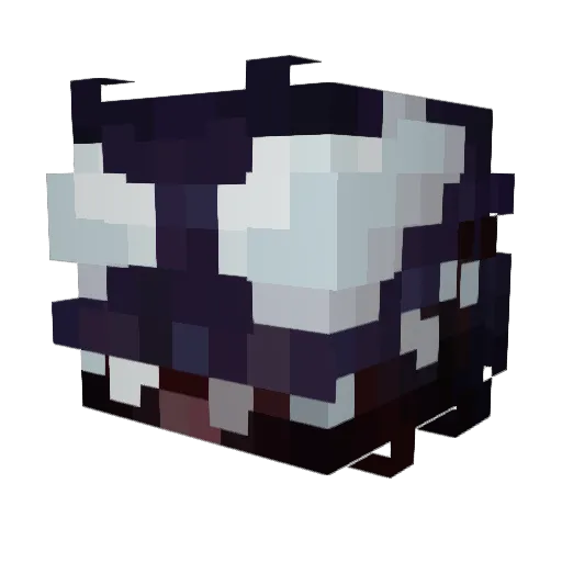 Pankaa Minecraft avatar head, 3D render