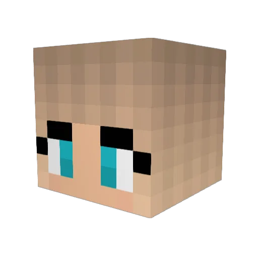 Panky21 Minecraft avatar head, 3D render