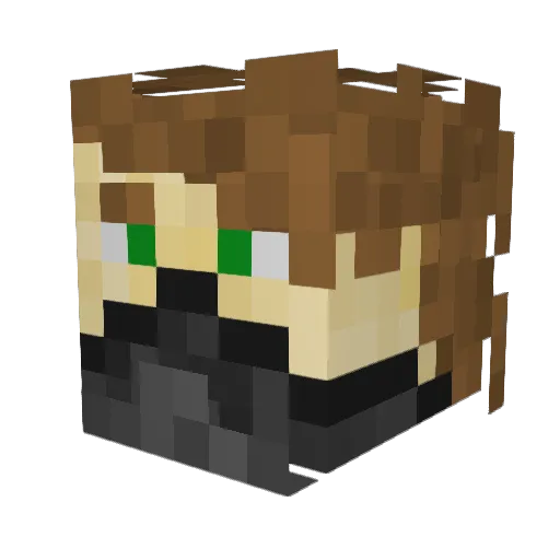 Pann_Lehm77 Minecraft avatar head, 3D render