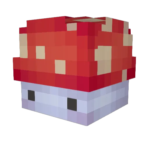 Panna_CottaLCJ Minecraft avatar head, 3D render