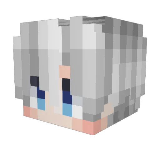 Pannawit56 Minecraft avatar head, 3D render