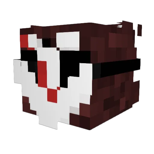 PannenMC Minecraft avatar head, 3D render
