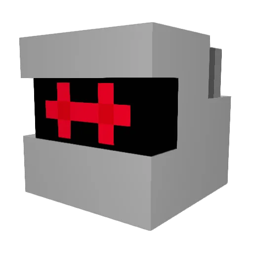 Pannibal_ Minecraft avatar head, 3D render