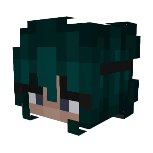 PannisAnnis Minecraft avatar head, 3D render