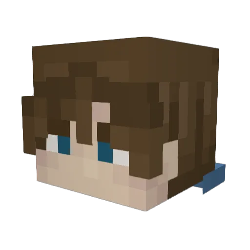 Pannkak0r Minecraft avatar head, 3D render