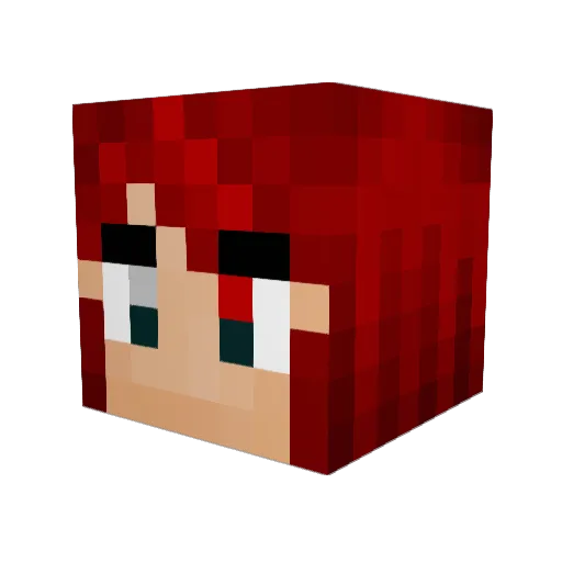 Panoz_Gtr1 Minecraft avatar head, 3D render