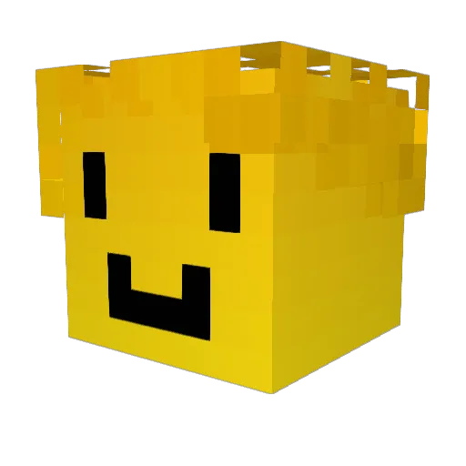 PansanGG_ Minecraft avatar head, 3D render