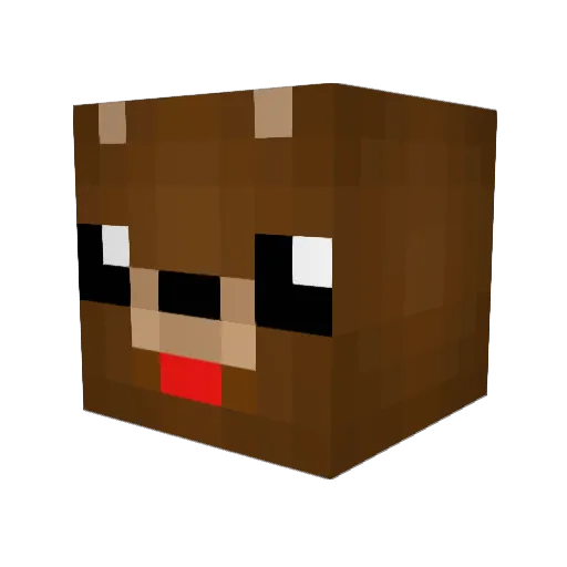 Pansoph Minecraft avatar head, 3D render
