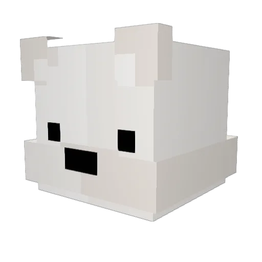 Panta_Laimon Minecraft avatar head, 3D render