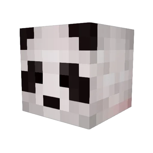 Pantaa31 Minecraft avatar head, 3D render