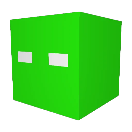 Pantantuna Minecraft avatar head, 3D render