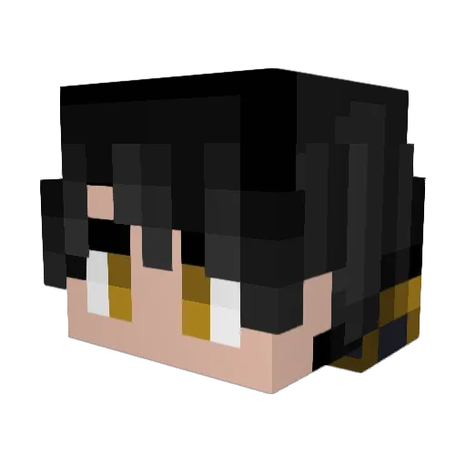 Pantelides Minecraft avatar head, 3D render