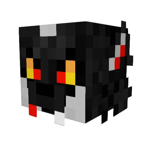 Pantera66 Minecraft avatar head, 3D render