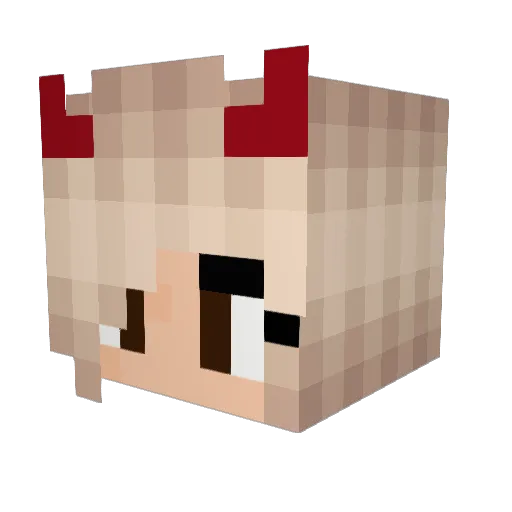 Panther499B Minecraft avatar head, 3D render