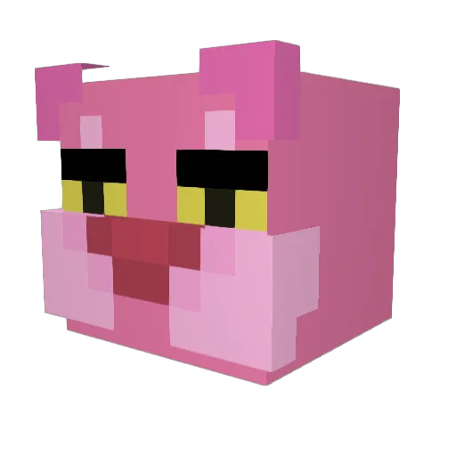 PantherBoy2 Minecraft avatar head, 3D render