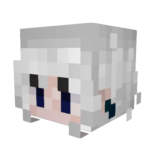 Pantheytic_idiot Minecraft avatar head, 3D render