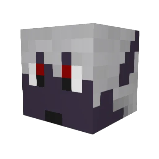 Panthr2005 Minecraft avatar head, 3D render
