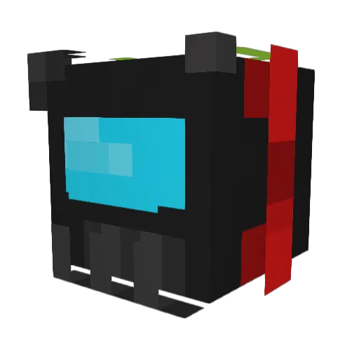 Pantifo Minecraft avatar head, 3D render