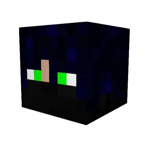 PantsZLord Minecraft avatar head, 3D render