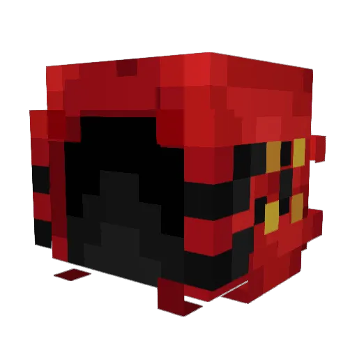 Pantufa_ Minecraft avatar head, 3D render