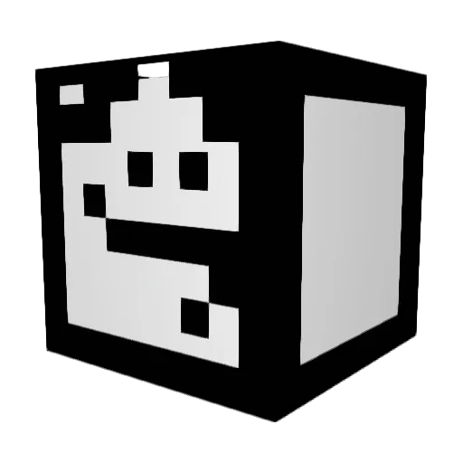 PantySnorter Minecraft avatar head, 3D render