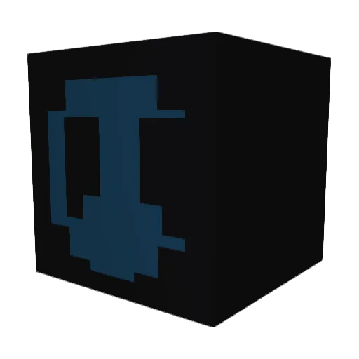 Panuan Minecraft avatar head, 3D render