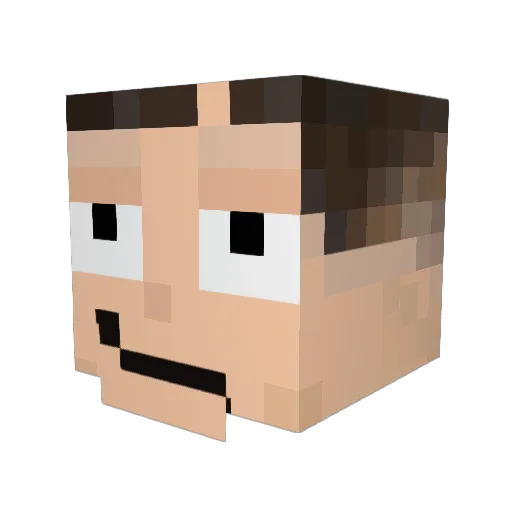 Panxito_2409 Minecraft avatar head, 3D render