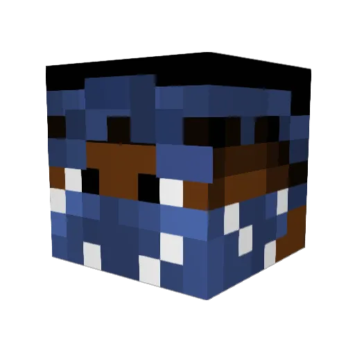 Panyassis Minecraft avatar head, 3D render