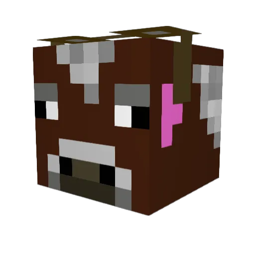 Panzer2525 Minecraft avatar head, 3D render