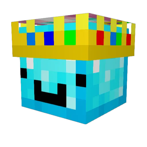 PanzerFodder Minecraft avatar head, 3D render