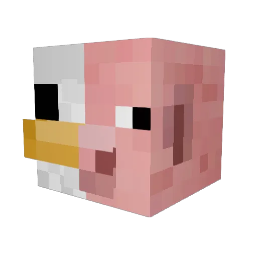 PanzerOtto001 Minecraft avatar head, 3D render