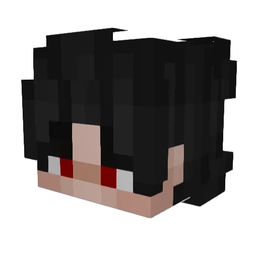 Panzerty Minecraft avatar head, 3D render