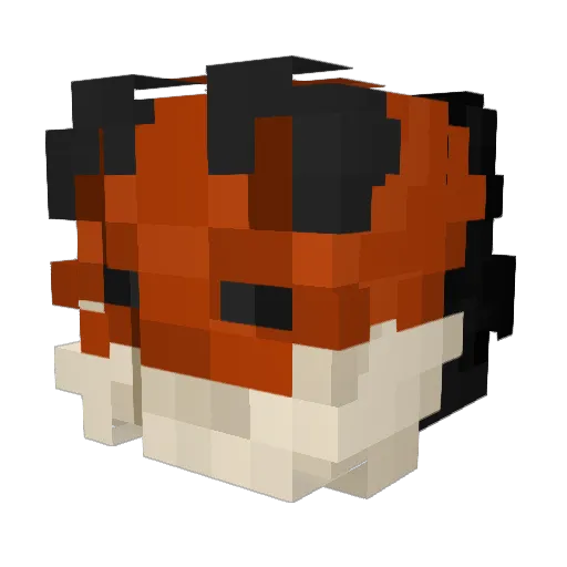PanzzerWafelpl Minecraft avatar head, 3D render