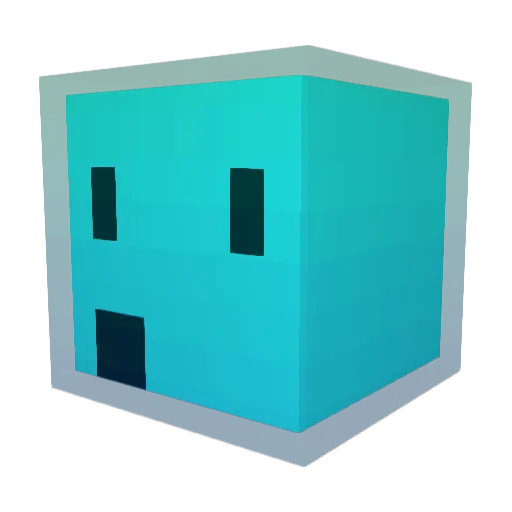 Pao_Mo Minecraft avatar head, 3D render