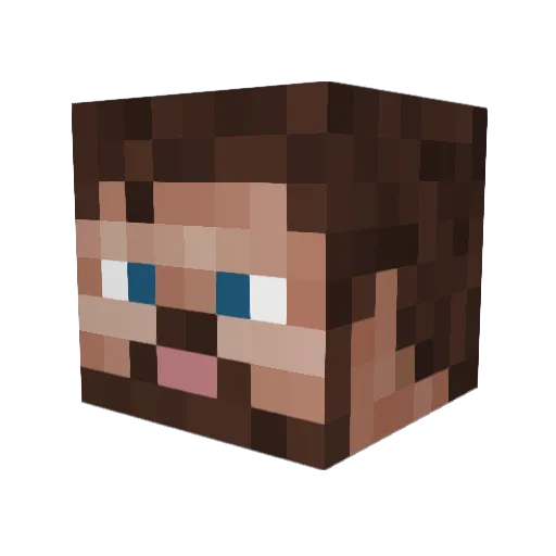 PapaBrim Minecraft avatar head, 3D render