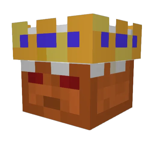 PapaCoco16 Minecraft avatar head, 3D render