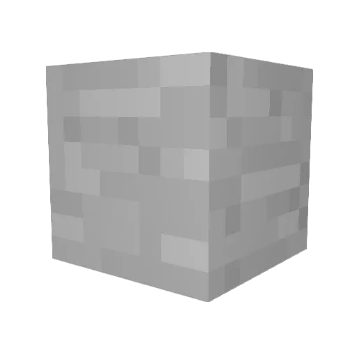 PapaDiego Minecraft avatar head, 3D render