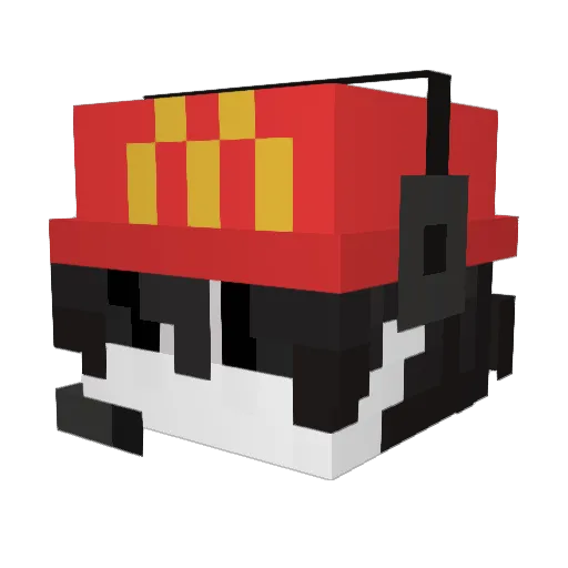 PapaJim21022 Minecraft avatar head, 3D render